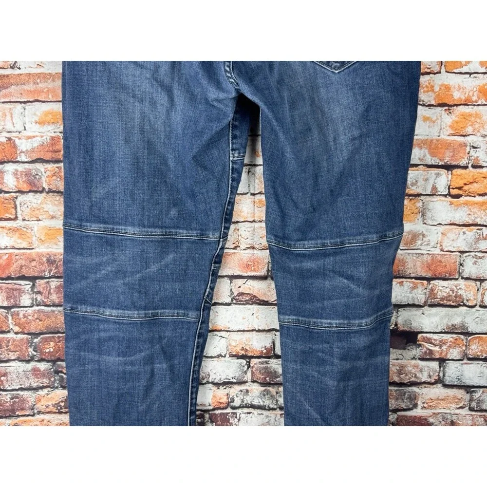 True Religion Rocco Relaxed Skinny Knee Panels Men's Blue Jeans 38